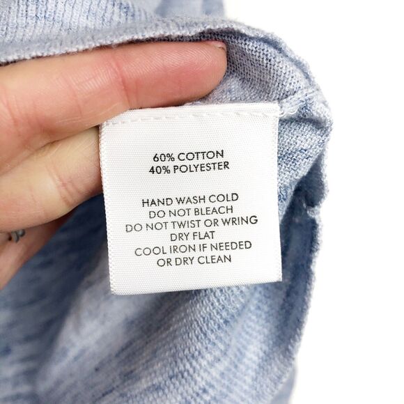 White + Warren Womens Light Blue V Neck Sweater Size XS - Picture 4 of 7